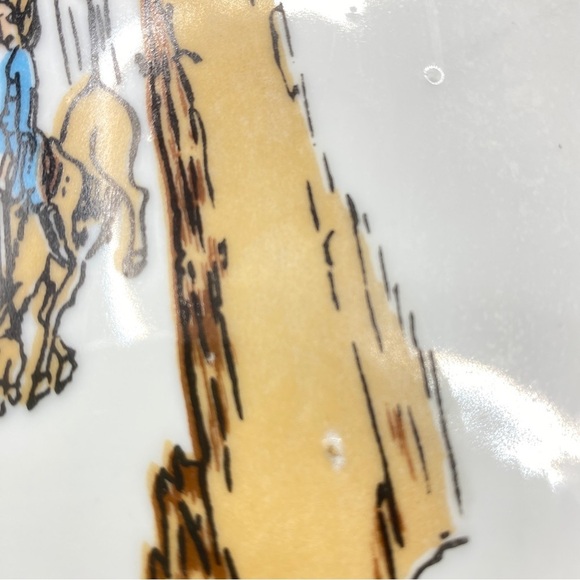 Vintage W.N. Co Ceramics Cartoon "Whoa You SOB" Decorative Plate - Picture 3 of 7